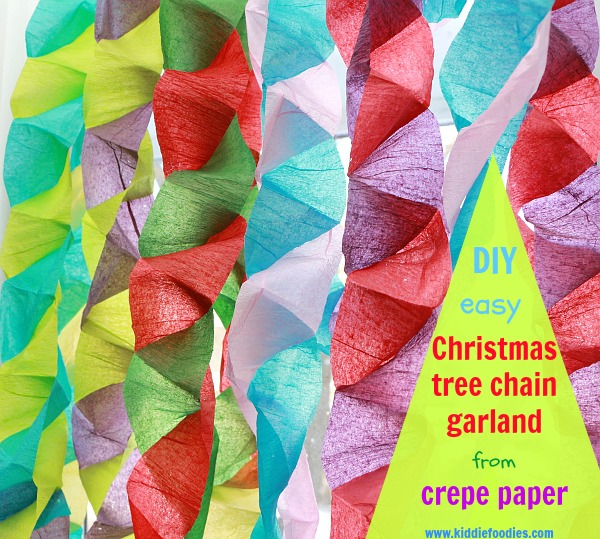 crepe paper garland